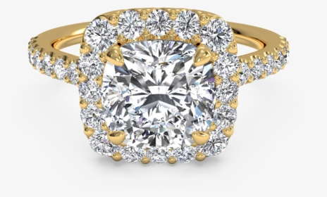 French Set Engagement Ring, HD Png Download, Transparent PNG