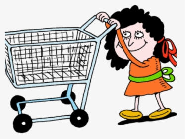 Retail Clipart Grocery Cart - Shopping Cart, HD Png Download, Transparent PNG