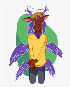 Flapz, An Archangel Deer Anthro Clipart , Png Download - Cartoon, Transparent Png, Transparent PNG