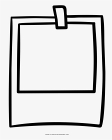 Polaroid Coloring Page - Polaroid Clipart, HD Png Download, Transparent PNG