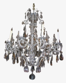 French Silvered 8-light Chandelier   Class - Chandelier, HD Png Download, Transparent PNG