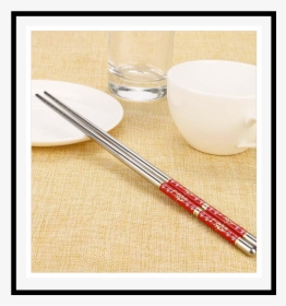 Japanese Steel Chopsticks Pair - Chopsticks, HD Png Download, Transparent PNG
