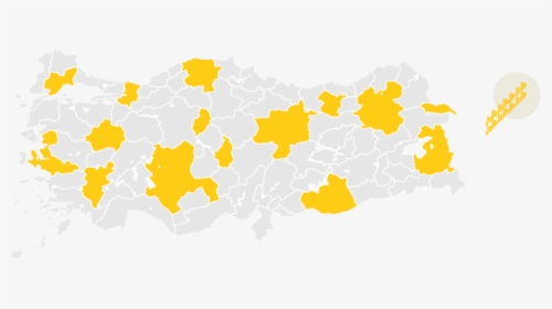 Region Map Of Turkey With Yatsik Rug Regions Highlighted - Kırmızı Et Üreticileri Birliği, HD Png Download, Transparent PNG