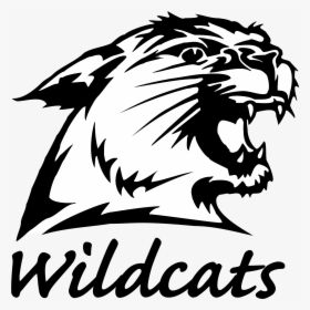 Nmu Wildcats Logo Black And White - Wildcats Black And White, HD Png Download, Transparent PNG