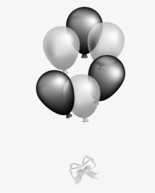 Transparent Background Silver Balloons Png, Png Download, Transparent PNG