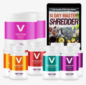 14 Day Master Shredder Supplement Bundle 5 Pack S, HD Png Download, Transparent PNG
