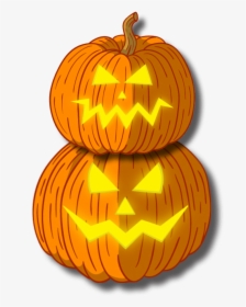 Halloween Stacked Pumpkins, HD Png Download, Transparent PNG