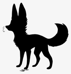 Fox Silhouette Png - Animal Jam Black Fox, Transparent Png, Transparent PNG