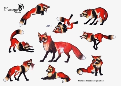 Large Size Of Fox Girl Drawing Easy Cute Step By Anime - Cute Easy Anime Wolf Drawings, HD Png Download, Transparent PNG