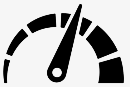 Speedometer Png Black And White, Transparent Png, Transparent PNG