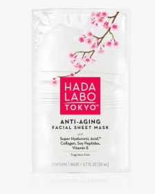 Habo - Hada Labo Anti Aging Facial Sheet Mask, HD Png Download, Transparent PNG