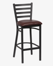 Superior Equipment Supply - Wooden Bar Stool Seat Metal Frame, HD Png Download, Transparent PNG