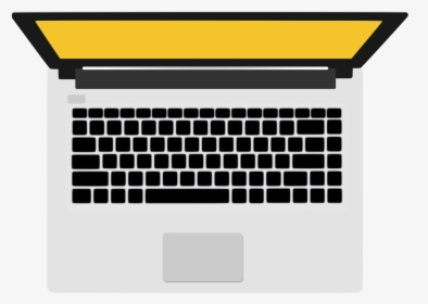 Laptop Vector - 14 Inch Laptop Keyboard, HD Png Download, Transparent PNG