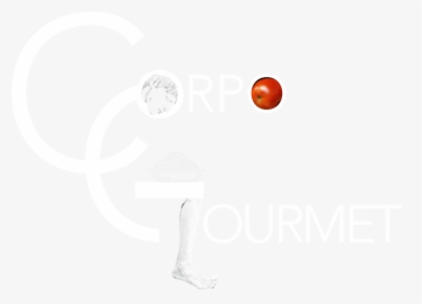 Logo Corpo Gourmet Blanco Con Plato Y Manzana - Graphic Design, HD Png Download, Transparent PNG