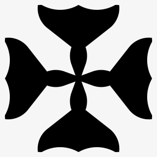 Bow Tie,leaf,monochrome Photography - Holy Cross Heraldry, HD Png Download, Transparent PNG