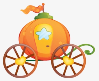 Cinderella Pumpkin Carriage Clipart Black And White - Clipart Pumpkin Carriage, HD Png Download, Transparent PNG