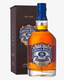 Chivas Regal 18 Year Blended Scotch Whisky - Chivas Regal 18 Png, Transparent Png, Transparent PNG