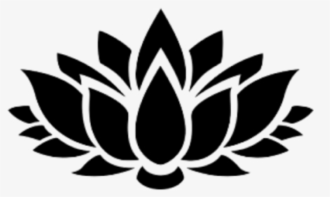 Zen Outline Meditation Chan - Lotus Flower Vector Png, Transparent Png, Transparent PNG