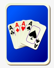 Blue Playing Card Back Vector Illustration - Birthday Play Card, HD Png Download, Transparent PNG