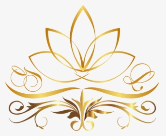 Vector Lotus Png , Png Download - Gold Lotus Flower Logo, Transparent Png, Transparent PNG