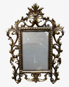Transparent Metal Frame Png - Antique Victorian Brass Picture Frame, Png Download, Transparent PNG