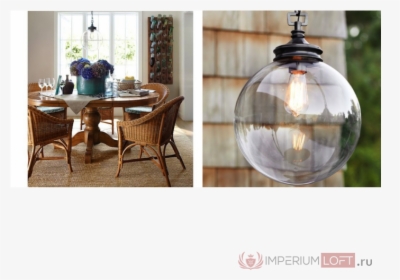 Подвесной Светильник Loft Glass Sphere От Imperiumloft - Pendant Light, HD Png Download, Transparent PNG