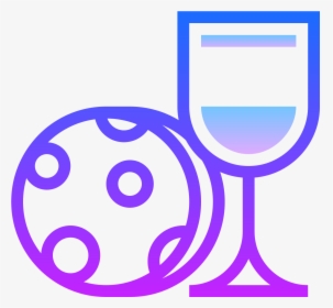 Food And Wine Icon - Circle, HD Png Download, Transparent PNG