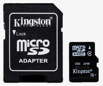 Kingston 8gb High Capacity Micro Sd Card With Sd Adapter - Memory Card 64gb Price In Pakistan, HD Png Download, Transparent PNG