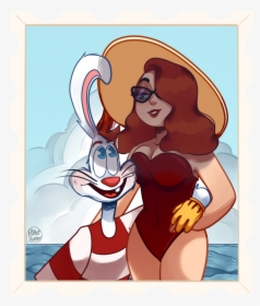 Wanted To Draw Everyone’s Favorite Power Couple In - Jessica Roger Rabbit Beach, HD Png Download, Transparent PNG
