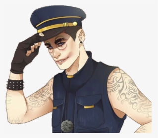 #h2odelirious #h20delirious #jonathandennis #police - Tattoo, HD Png Download, Transparent PNG