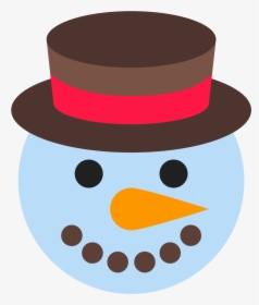 Face Clipart Snowman - Snowman Face Clipart Transparent, HD Png Download, Transparent PNG