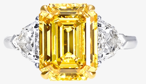 Yellow Diamond Ring Graff, HD Png Download, Transparent PNG