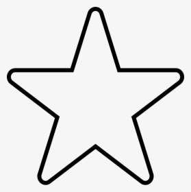 Empty Star - Star Printable Coloring Page, HD Png Download, Transparent PNG