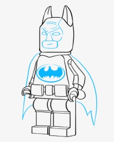 How To Draw Lego Batman - Cartoon, HD Png Download, Transparent PNG