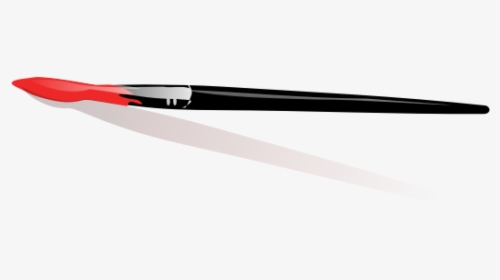 Paint Brush With Shadow Vector Graphics - Kayak, HD Png Download, Transparent PNG
