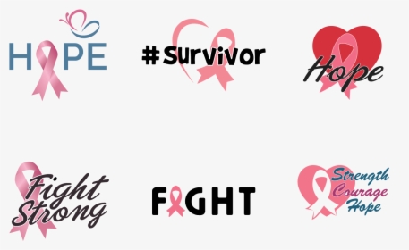Breast Cancer Awareness Month Campaign Design Bundle - Graphic Design, HD Png Download, Transparent PNG