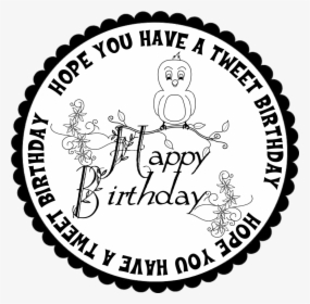 Happy Birthday Circle Template, HD Png Download, Transparent PNG