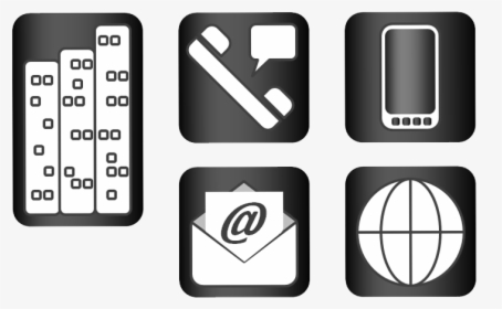 Icons For Business Cards Png - Emblem, Transparent Png, Transparent PNG
