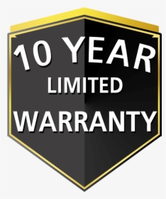 10-year Warranty Logo - Disregard Females Acquire Currency, HD Png Download, Transparent PNG