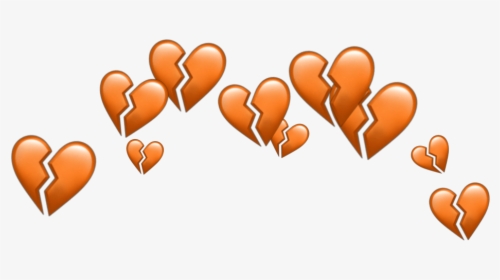 #heartbroken #broken #heart #broken Heart #brokenheart - Sad Face With Broken Hearts, HD Png Download, Transparent PNG
