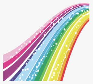 Cartoon Rainbow Png - Transparent Background Rainbow Cartoon, Png Download, Transparent PNG