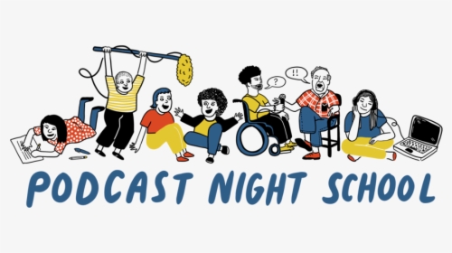 Podcast Night School - Cartoon, HD Png Download, Transparent PNG