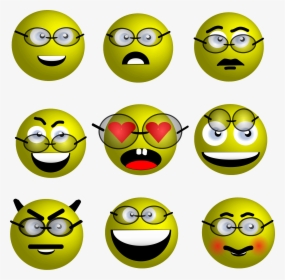 Imagen De Emoticones Con Sombrero Anteojos , Png Download - Icons Smileys Mit Brille, Transparent Png, Transparent PNG
