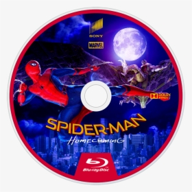 Homecoming Bluray Disc Image - Spider Man Regreso A Casa Bluray, HD Png Download, Transparent PNG