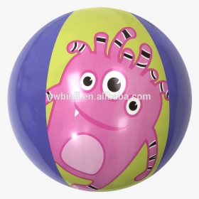 Customized Monster Cartoon Printing Beach Ball Inflatable - Cartoon, HD Png Download, Transparent PNG