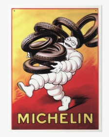 Metal Sign - Michelin Man Advertisements, HD Png Download, Transparent PNG