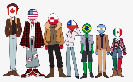 Image - Countryhumans Height Chart, HD Png Download, Transparent PNG