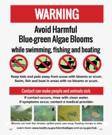 Warning Toxic Algae, HD Png Download, Transparent PNG