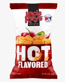 Uncle Rays Hot Flavoured Potato Chips - Convenience Food, HD Png Download, Transparent PNG