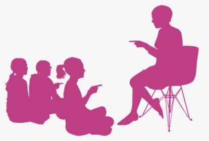 Lpe Silhouette Students - Sitting, HD Png Download, Transparent PNG